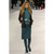 Chanel Boots Turquoise Tweed Black Patent Leather Buckle Runway Size 37, 2007