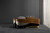 Sistelo Coffee Table Oak Root Brushed Brass Black and Champagne Lacquered