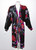 1970s Leonard Paris Floral Silk Jersey Dress Jacket