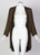Bob Mackie Art Deco Gold Black Beaded Jacket, 1980s