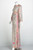 Leonard Paris Silk Floral Floral Print Open Square-Back Maxi Dress, 1970s