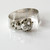 Mid-century Modern Silver bracelet with crystal Peter Von Post, 1971, Stockholm