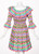 Yves Saint Laurent YSL Cotton Print Flamenco Dress, 1970s
