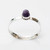 Scandinavain Modern, Pege - Alton Sterling Silver bracelet with purple stone.