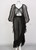 Yves Saint Laurent Black Beige Polka Dot Ruffle Jacket Top Skirt Set YSL 1980s