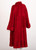 Vintage Red Mink Fur Full Length Coat