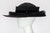 Chanel Black Oval Ruffle Hat Spring 2003