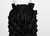 Issey Miyake Black Satin Ribbon Cage Maxi Skirt, 1990s