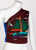 Prada Multicolored Silk Sailboat One Shoulder Top Runway, 2005
