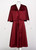 ChloÃ© Bordeaux Gabardine Belted Cape Trench Coat, 1980s