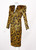 1980s Odicini Couture Black and Yellow Silk Strapless Cocktail Dress and Jacket