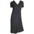 Chanel Black Dress with Diagonal Trim