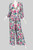 Diane Freis Floral Chiffon Jumpsuit, 1980s