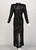 Bob Mackie Attributed Black Beaded Sequins Dress, 1980s