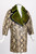 Prada Python Green Fur Coat Runway 2011