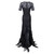 Nina Ricci Black Lace Ruffles Fishtail Evening Gown, 2013