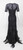 Nina Ricci Black Lace Ruffles Fishtail Evening Gown, 2013