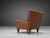 Illum Wikkelso for Holger Christiansen â€˜V11â€™ Lounge Chair in Cognac Leather