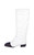 Chanel Winter 1998 Runway White Black Leather Square Toe Western Boots Size 5.5