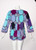 1960s Emilio Pucci Purple Turquoise Velvet Terry Romper Cover-Up