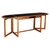 Mid-Century Augusto Savini for Pozzi, Gate-Leg Oak and Leather Drop-Leaf Desk