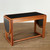 Mid-Century Augusto Savini for Pozzi, Gate-Leg Oak and Leather Drop-Leaf Desk