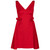 Valentino Techno Couture Sleeveless Red Bow Open Back Dress