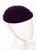 Givenchy Amethyst Purple Velvet Bumper Hat, 1970s