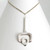 Scandinavian Modern Owe Johansson, Silver Pendant, Hopeajaloste OY.
