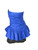 Oscar de la Renta blue taffeta and black lace strapless dress