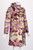 Prada Watercolor Leaves Duffle Coat Runway F/W 1999, look #32