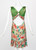 Zac Posen Splash Paint Multicolored Print Silk LamÃ¨ Cutout Back Dress, 2006