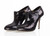 Gucci Black Sequin High Heels Ankle Booties Boots Size 37.5
