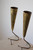 Italian Designer, Small Modernist Table Lamps, Brass, Italy, 1940s