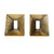 Ben Seibel Bookends, Brass, Sunburst
