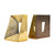 Ben Seibel Bookends, Brass, Sunburst