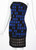 Chanel Black Blue Strapless Mini Dress Runway, 2013