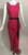 Vintage Saint Laurent Pink 1970s Top, Pants & Black Tassel Belt Set YSL