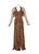 Pamella Roland Silk Leopard Print Strapless Evening Gown and Shawl