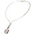 Scandinavian modern silver necklace Sven Haugaard, Denmark.