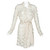 Lanvin Alber Elbaz Collection Blanche Ivory Guipure Lace Coat 2013