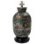 Monumental 1950s Italian Metallic Jewel Glaze Ceramic Lamp