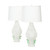 Cenedese Pair of Hand-Blown Scavo Glass Table Lamps 1970s
