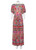 1970s Missoni Multicolored Silk Jersey Maxi Skirt Set