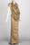 Junya Watanabe Comme des Garcons Floral Gold Chain Cut Out Back Dress, 2008