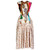Marni Sculptural cotton Canvas Venus Print Dress Runway, 2019