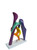 Whirligig, Abstract Sculpture, Brightly Colored Intertwined Geometric Form