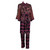 Vintage Leonard Paris Printed Silk  Mini Dress / Tunic & Pants Set 1970s