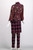 Vintage Leonard Paris Printed Silk  Mini Dress / Tunic & Pants Set 1970s