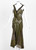 Junya Watanabe Comme des Garcons Green Sleeveless Lace Patch-Work Dress, 2006